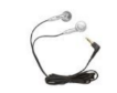 A pair of earbuds with a cordDescription automatically generated